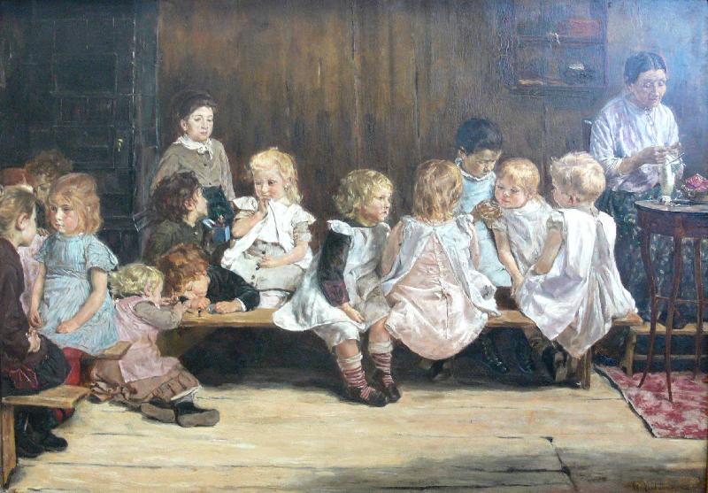 Max Liebermann Infants School in Amsterdam oil painting image